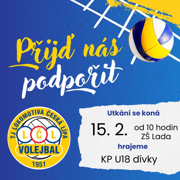 Krajský přebor U18 dívky 15. 2. 2026